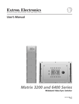Extron Matrix 6400 Series User manual