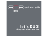 808 Duo Quick start guide