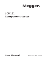 Megger LCR131 User manual