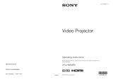 Sony VPL-HW50ES User manual