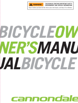 Cannondale Synapse Carbon Owner's manual