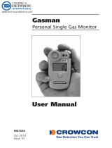 Crowcon Gasman User manual