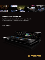 Midas M32 LIVE User manual