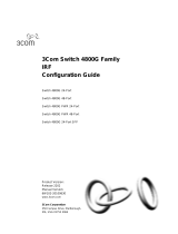 3com Switch 4800G PWR 24-Port Configuration manual