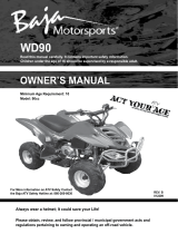 Baja motorsports BA90-2 Owner's manual