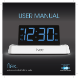 Sharper Image Voice Command Alarm Clock User manual