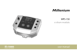 Millenium MPS-150 Drum Module User manual