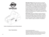 ADJ VF1000 User manual
