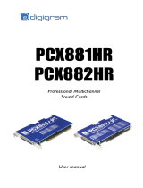 Digigram PCX881HR User manual