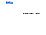 Epson XP-630 User manual