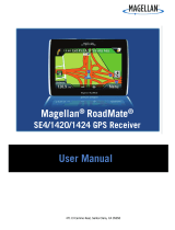 Magellan RoadMate 1424 - Widescreen Portable GPS Navigator User manual