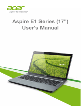 Acer Aspire E1-771 User manual