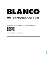 BLANCO BRU70X Operating instructions