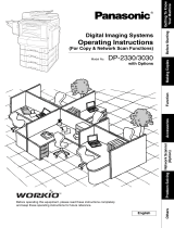 Panasonic Workio DP-3030 Operating Instructions Manual