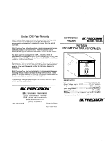 B&K Precision Model 1604A User manual