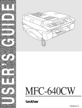 Brother MFC-640CW User guide