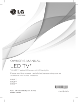 LG 42LB561V Owner's manual