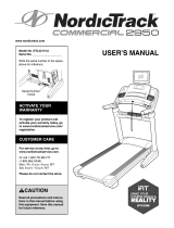 NordicTrack Commercial 2950 NTL22113.0 User manual