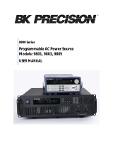 B&K Precision Model 9801 User manual