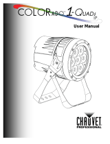 Chauvet COLORado 1-Quad IP User manual