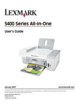 Lexmark X5450 User manual