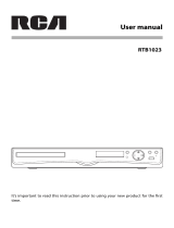 RCA RTB1023 User manual