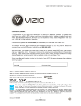 Vizio VM190XVT - XVT-Series 720p LED LCD HDTV User manual