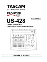 Tascam US-428 Owner's manual