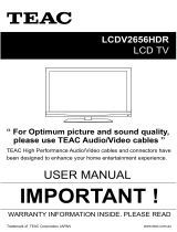 TEAC LEDV26U83HD User manual