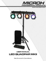 Microh LED Quadpar TRI MKII User manual