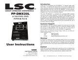 LSC PP-DMX20L User manual