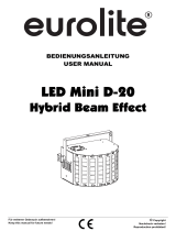 EuroLite LED Mini D-20 Hybrid Beam Effect User manual