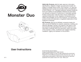 ADJ Monster Duo User manual