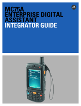 Motorola MC75A Integrator manual