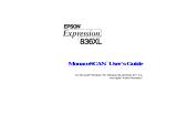 Epson 836XL User manual