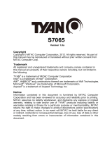 Tyan S7065 User manual