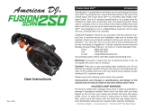 ADJ Fusion Scan 250 User manual