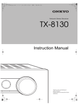 ONKYO TX-8130 Owner's manual