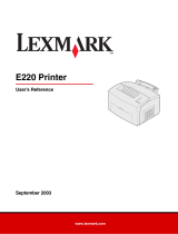 Lexmark E 220 User Reference Manual