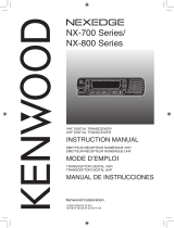 Kenwood NEXEDGE NX-800 series User manual
