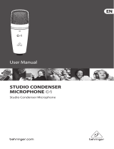Behringer C-1 User manual