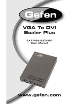 Gefen EXT-VGA-2-DVISP Owner's manual