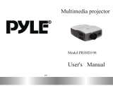 Pyle PRJHD198 User manual