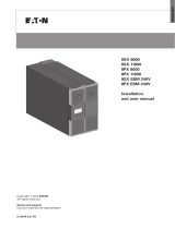 Eaton 9SX 11000 User manual