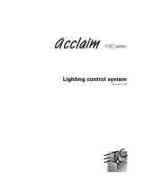 ETC Acclaim 100 series User manual