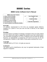 ICP I-8831 User manual