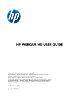 HP HD 2300 Webcam User guide