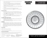 Sharper Image Bluetooth Speaker Shower Head Owner's manual
