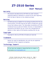 ICP DAS USA ZT-2510 User manual