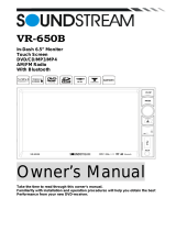 Power Acoustik VR-650B Owner's manual